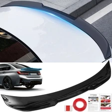 For 2019-2025 BMW G20 330i M340i G80 M3 PSM Style Glossy Black Rear Spoiler