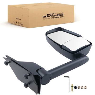 Manual Folding Right Mirror for Chevy Express Van 2003-2017 Towing Black