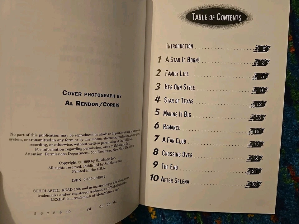 RARE 1999 Selena Scholastic Book Learning To Read By Sandra Seshan - Image 4 of 4