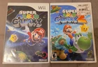 Super Mario Galaxy 1 and 2 - Nintendo Wii Lot - CIB, Tested and Working!