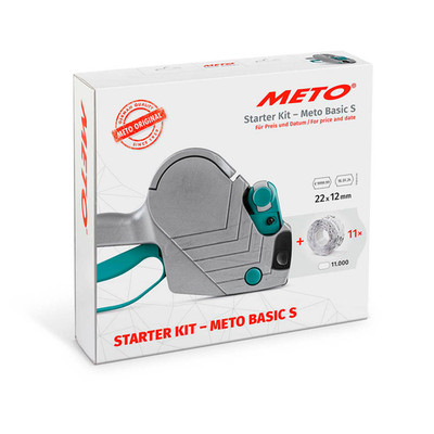 METO Starter Kit Basic S 822 Preisauszeichner Preis und Datum - SOFORT NEU