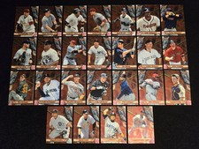 2011 BOWMAN BEST RED VETERAN SET 1-25 JETER ICHIRO CABRERA PUJOLS + HOF's MINT!!