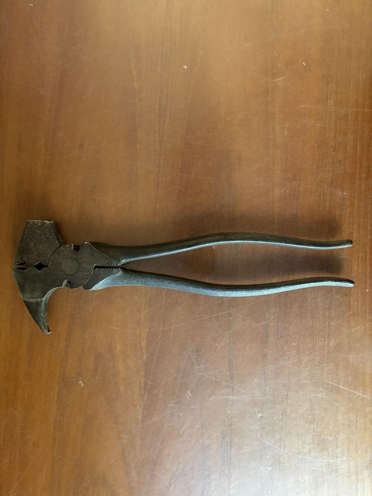 Vintage Fencing Pliers 10" Long Unbranded Made in USA