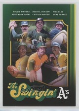 2021 Archives Movie Poster Cards Rollie Fingers Reggie Jackson Vida Blue 08ht