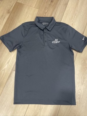 100 Thieves x NikeGolf Men Polo Grey Small RARE