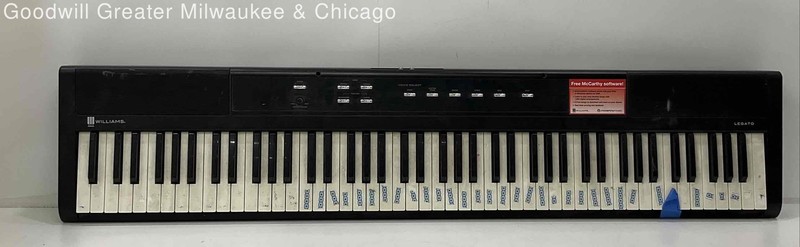 VNTG Williams Legato Electronic Keyboard - Untested