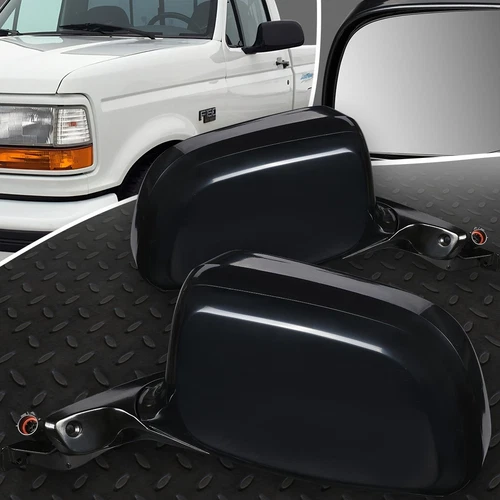 FOR 92-97 FORD F150 BRONCO PAIR OE STYLE POWER ADJUSTMENT SIDE VIEW DOOR MIRROR