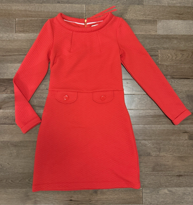 Women's BODEN Red Quilted Jersey Long Sleeve Dress with Pocket Accents Size 6R | eBay Women's BODEN Red Quilted Jersey Long Sleeve Dress with Pocket Accents Size 6R | eBay