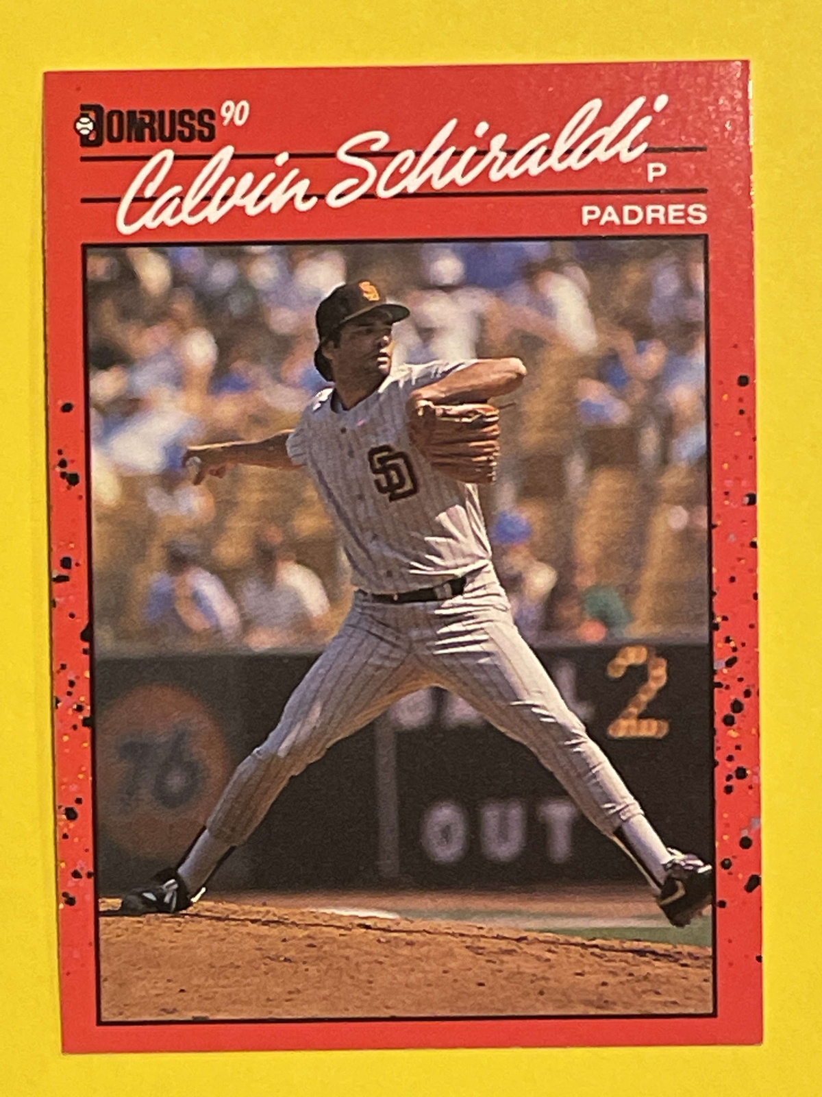 Calvin Schiraldi 1990 Donruss Base #672 San Diego Padres | eBay