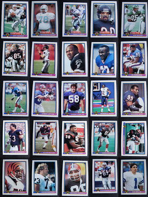 1991 Bowman Football Cards Complete Your Set You U Pick From List 1-200