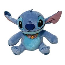 Disney Lilo and STITCH with Lei Plush 6" Hawaiian Alien Extraterrestrial Cartoon