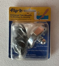 PPP Flip-it Fit All Bathtub Drain Stopper with Chrome Finish 10-100