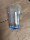 Pasabahce Blue Optic Paneled Design Drinking Glasses Set of 6 Made In Turkey — photo 2