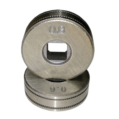 2x Roll Wheels Knurled Groove Wire Feed Drive Rollers 25mm /1 inch US STOCK C368