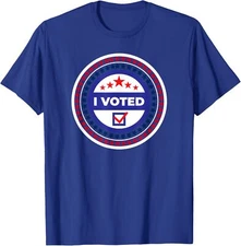I Voted Nov 2024 USA Elections Pro Democracy Unisex T-Shirt