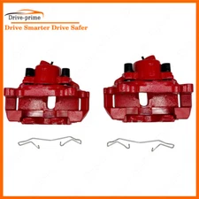 High-Temp Front Red Calipers Pair S2974 For Audi A3 Volkswagen Rabbit GTI Golf