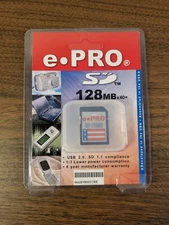 E Pro SD 128MB USB 2.0 Memory Card New