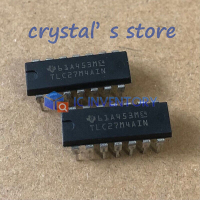5pcs TLC27M4AIN TLC27 27M IC OPAMP GP 635KHZ QU DIP-14
