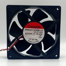 1 PCS SUNON Fan PMD2412PMB1-A DC24V 18.2W 12038 12cm 3-wire cooling fan