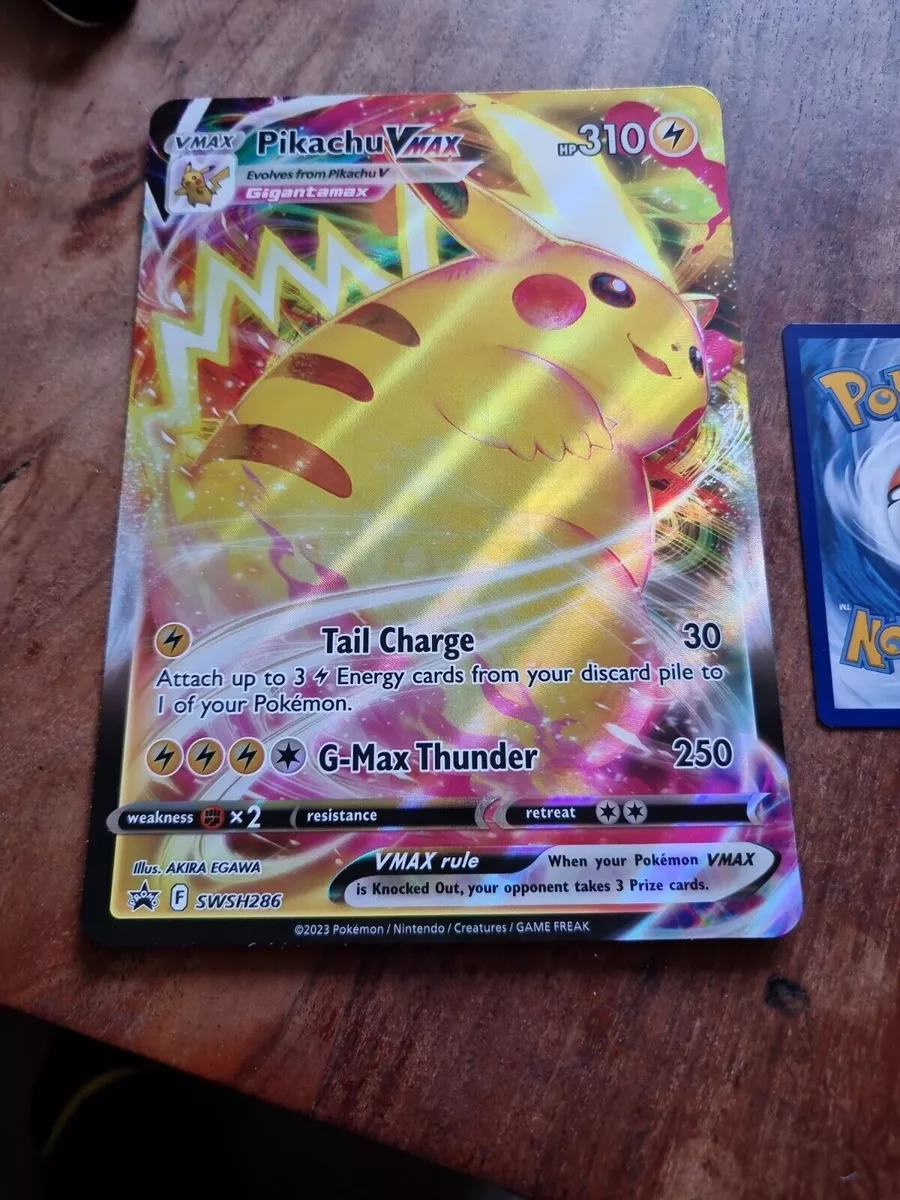 Pokemon **Jumbo** - Pikachu Vmax - SWSH286 - Oversize Card