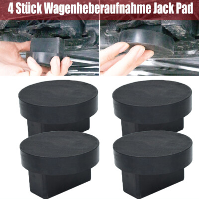 4* für Mercedes A B C M S Klasse GLC Wagenheberaufnahme Jack Pad Adapter Gummi~
