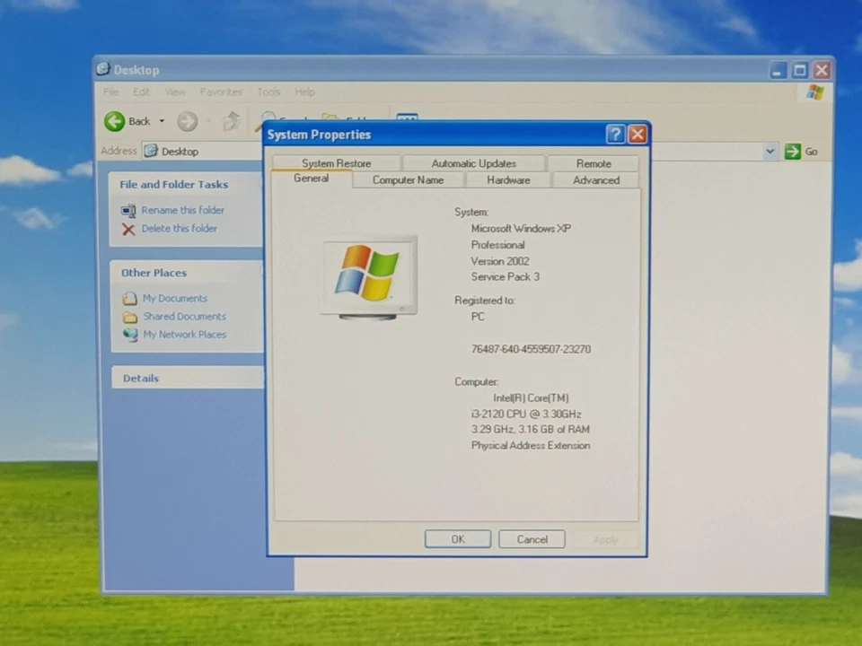 DELL mit English Windows XP Gamer PC Computer 500GB 4GB DVD i3 HD 3,30GHz HDMI - Bild 3 von 4