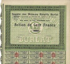 Societe des Moteurs Rotatifs Burlat S.A., 1912