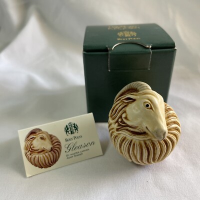 NEW Harmony Kingdom Roly Polys Gleason Hard Body Figurine Goat Adam Binder UK