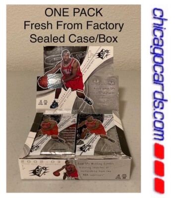 2002-03 Upper Deck SPx HOBBY Pack Look4 Kobe Bryant Michael Jordan AUTO 1/1 Spec