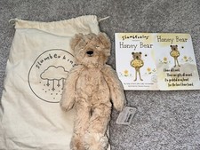 Slumberkins Honey Bear Midi NWT 14 Book Card