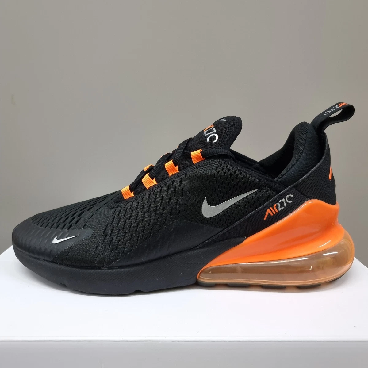 Orange and cheap black nike 270