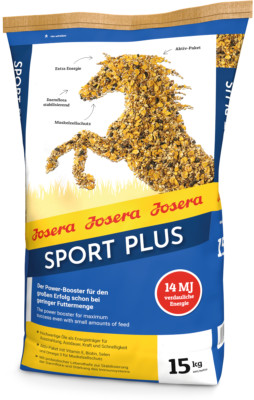 JOSERA Sport Plus (15 kg) | für Sportpferde | haferfrei | energiereiches Müsli