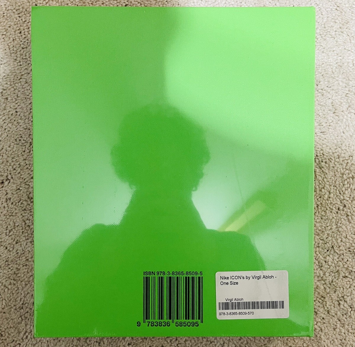 IN HAND VIRGIL ABLOH X NIKE ICONS SOMETHING'S OFF WHITE BOOK