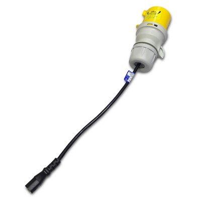 Marten  110V Adapter für PAT Prüfung 110V 32A Stecker auf IEC C13 Buchse 110 Volt