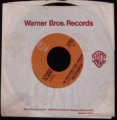 JOE STAMPLEY DO YOU EVER FOOL AROUND/PLEASE DONT THROW OUR... VYNL 45 VG 47-62