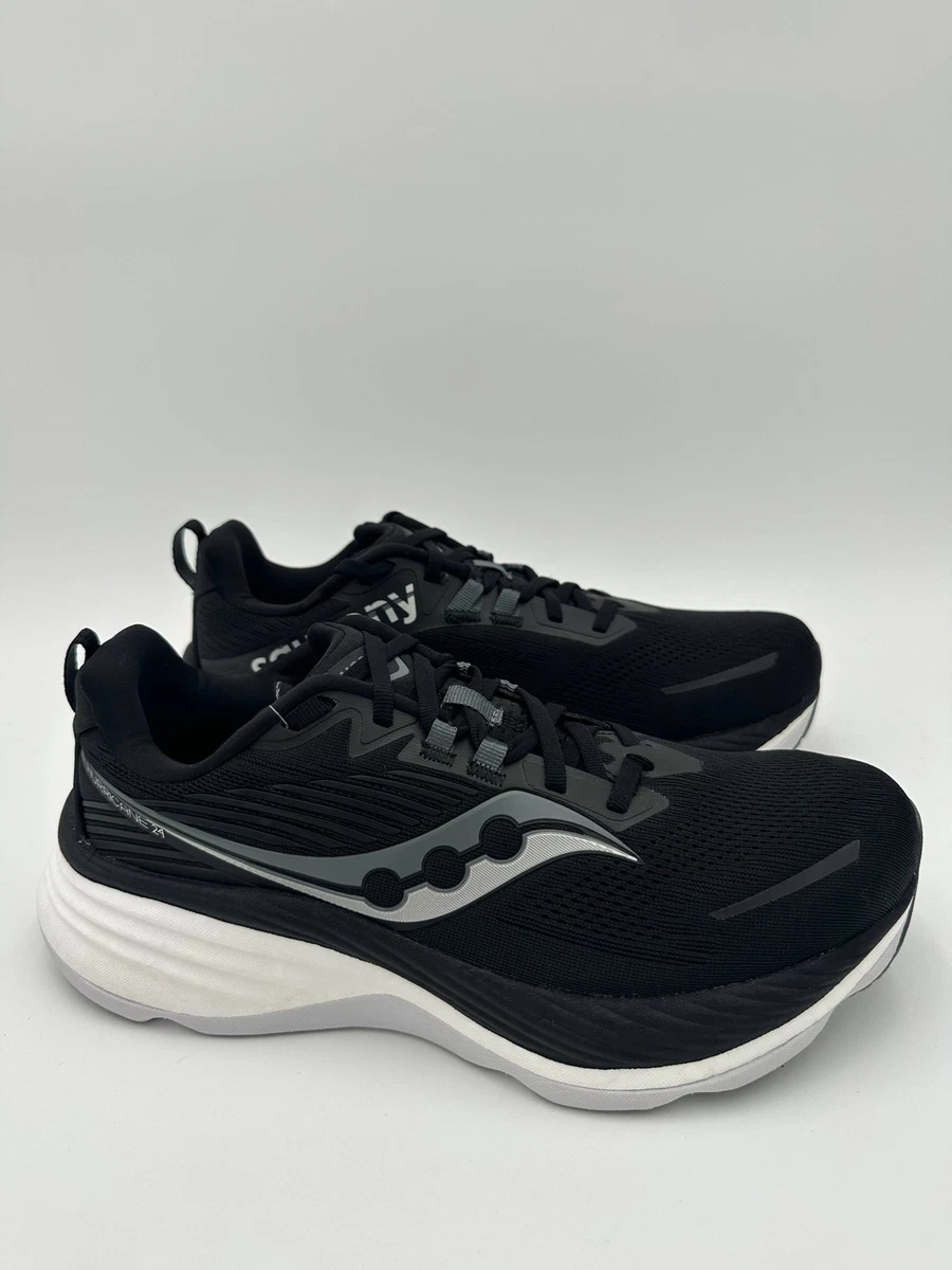 Saucony Hurricane 24 Men\'s Size 11.5 Running Shoes Black White S20933-100 Saucony Hurricane 24 Black Carbon S20933-100 Men Size | eBay main image 4