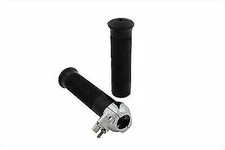 Handlebar Throttle Assembly Chrome for Harley Davidson by V-Twin 1"