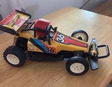 Vintage Battery Operated Race Car -10  Long -Well Built -Light Use. B6