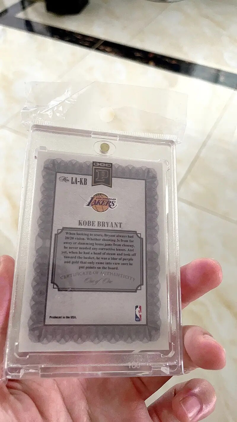 National Treasures Logoman Kobe Bryant Autographs Signed Jersey Star Card view 3