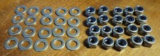 20x Self Locking Nut DIN 985 + 20x Washer DIN 125 A8.4 Stainless Steel V2A