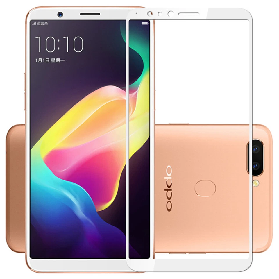 Lote de protetor de tela de vidro temperado totalmente coberto para OPPO R9S R9R7S A57 A59 novo - Imagem 2 de 4