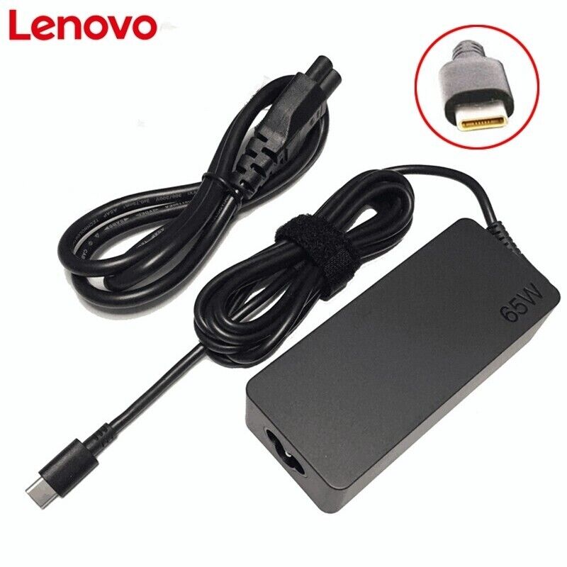 OEM 65W USB-C Charger ADLX65YDC2A For Lenovo ThinkPad X1 Carbon Yoga 20V 3.25A