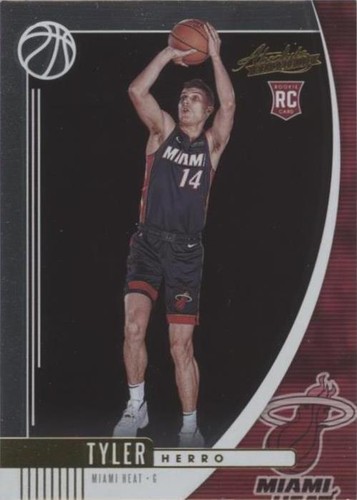 2019 Panini Black Tyler Herro RC Rookie Memorabilia Auto Variation