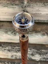 Compass Handle Walking Cane, Royal Engineers Walking Stick, Royal Canes