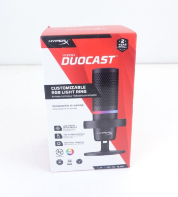 HyperX DuoCast Mikrofon RGB USB PC PS5 PS4