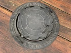 Alfred Andersen 1800’s Cast Iron Waffle Iron
