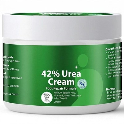 42% Urea Foot Cream For Dry Cracked Heels And Rough Feet Foot Repair Cream With