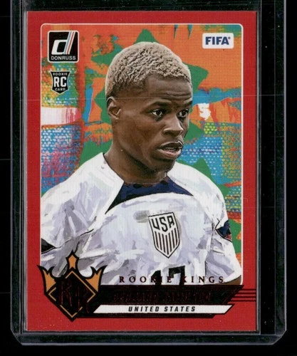 2024-25 Donruss Bernard Kamungo 4 USA Rookie Kings Red RC