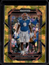 2023 Panini Prizm Draft Picks #193 Gervon Dexter Sr. Prizms Gold Ice