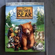 Brother Bear 2-Movie Collection DISNEY MOVIE CLUB EXCLUSIVE OOP w/SLIPCOVER